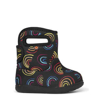 Little Girl Bogs Baby Bog II Wild Rainbows in Black Multi