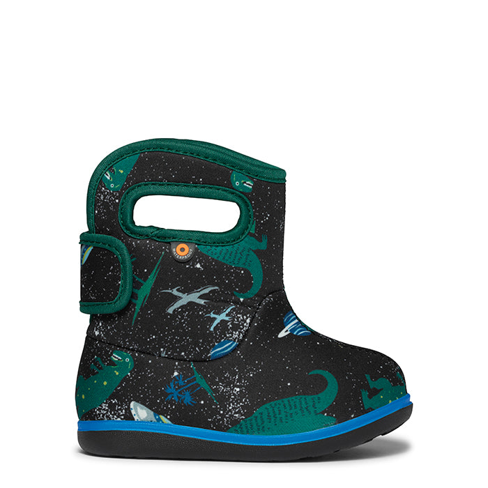 Little Boy Bogs Baby Bogs II Jurassic Dino in Black Multi