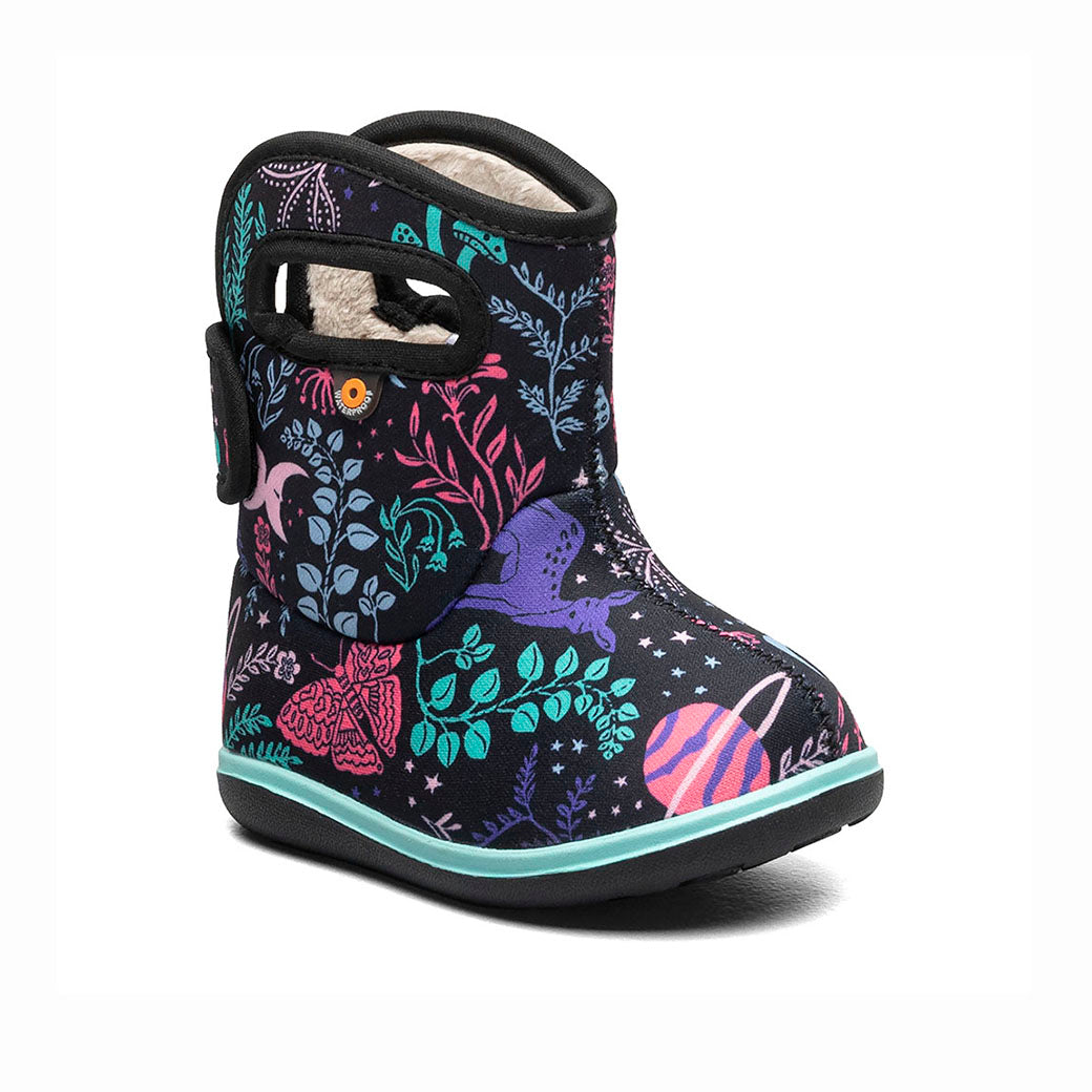 Bogs Baby Bogs II Cosmic Forest Black Multi