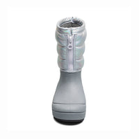 Big Girl Bogs Snow Shell Zip in Silver