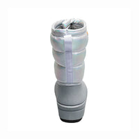 Big Girl Bogs Snow Shell Zip in Silver