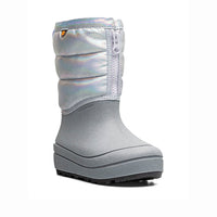 Big Girl Bogs Snow Shell Zip in Silver