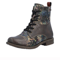 Rieker Ornella 00 Rancho/Schwarz-Pastell/Wine