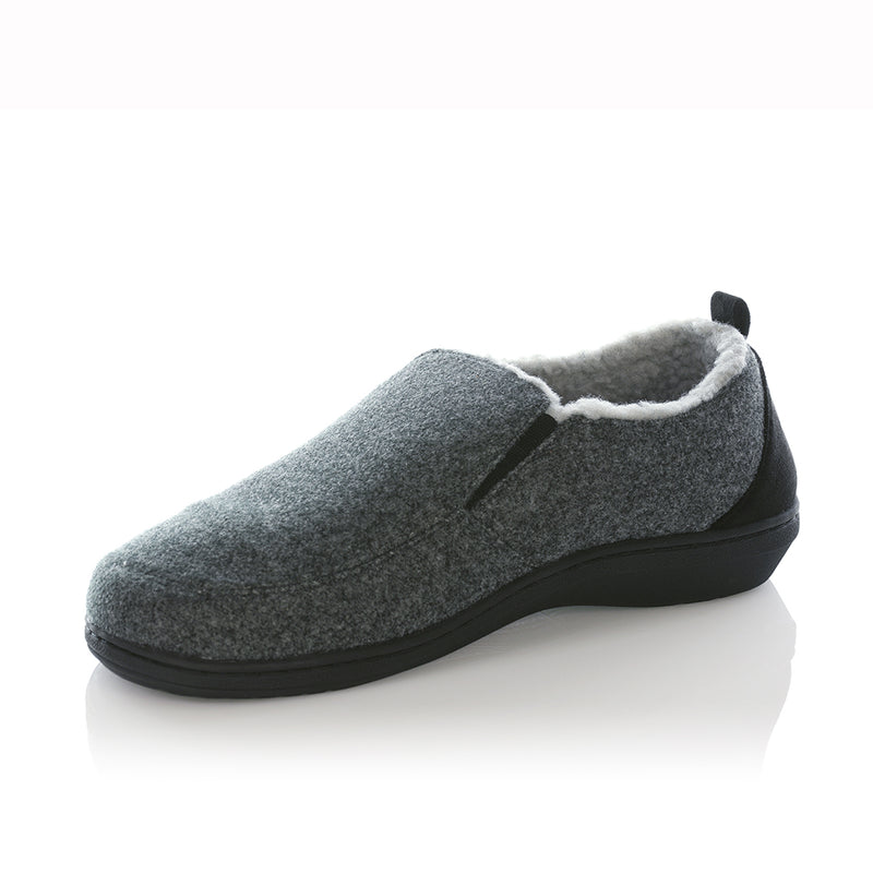 Powerstep Archwear Twin Gore Slipper Charcoal
