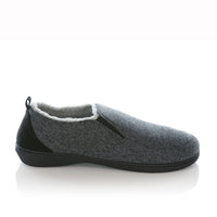 Powerstep Archwear Twin Gore Slipper Charcoal