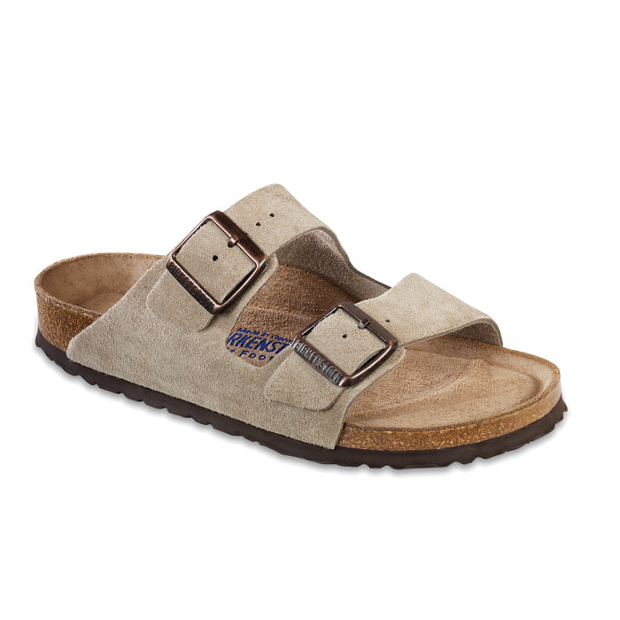 Womens Birkenstock Arizona Soft Footbed in Taupe