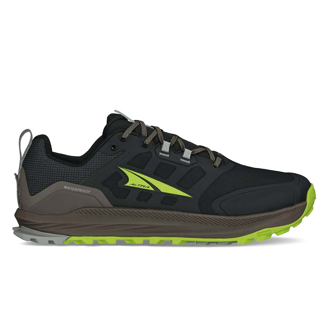 Mens Altra Lone Peak 9 WP in Lime/Black – Lucky Shoes