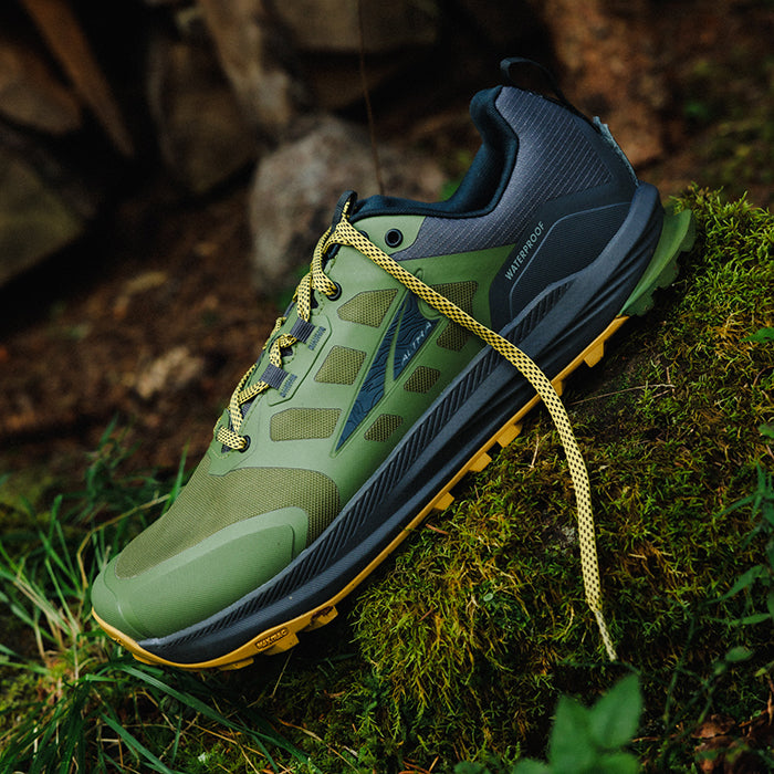 Mens Altra Lone Peak 9 WP in Dusty Olive – Lucky Shoes