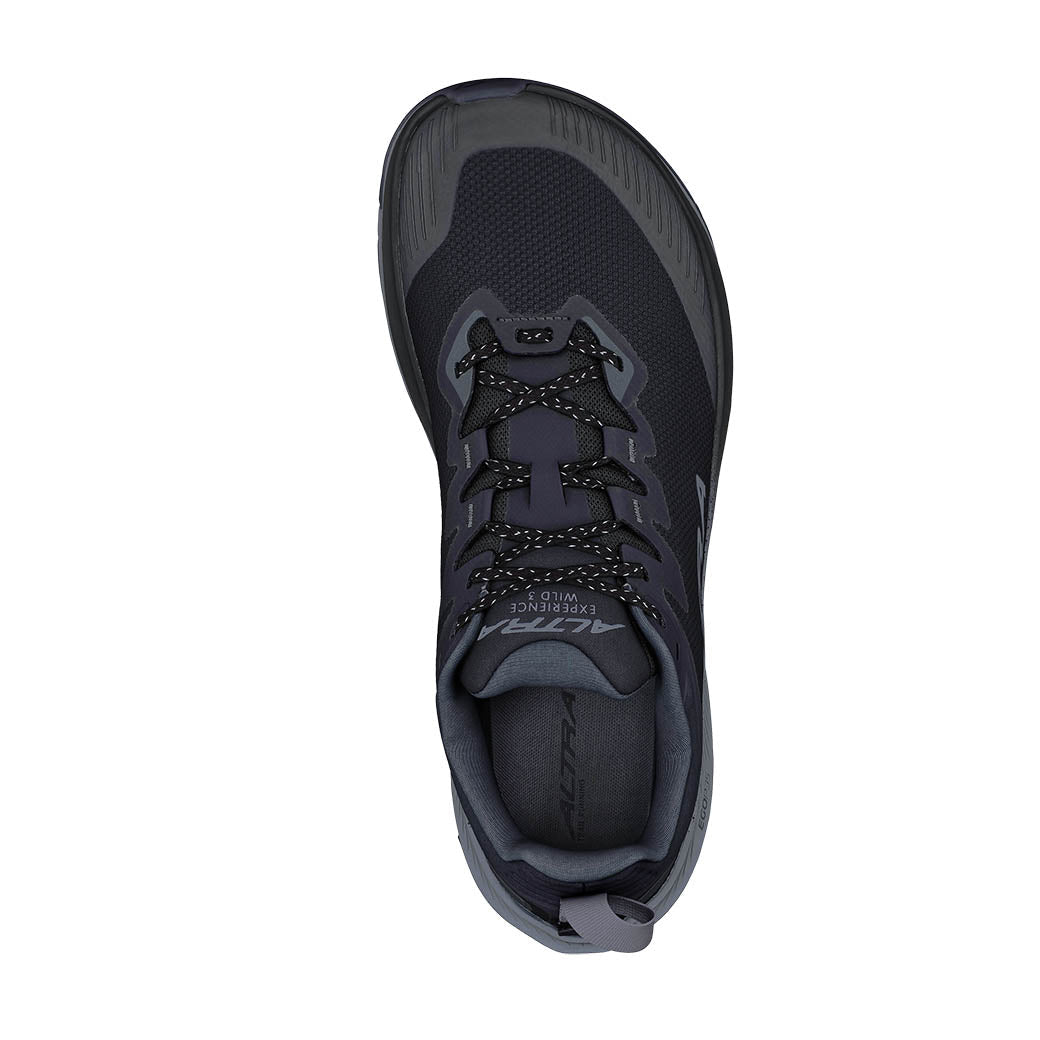 Mens Altra Experience Wild 3 in Black/Black