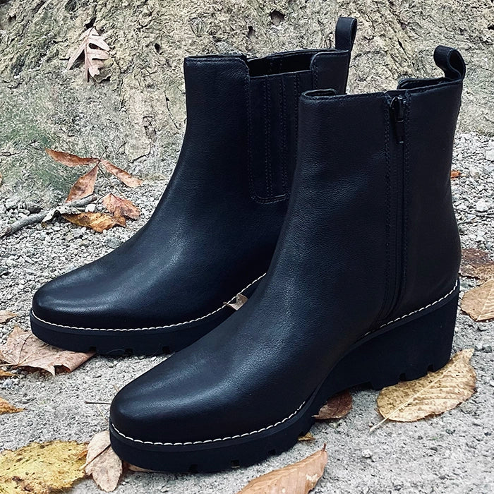 VICINIヴィッチーニイタリアインポート/フラットファーブーツ黒37 VICINIヴィッチーニイタリアインポート/フラットファーブーツ黒37