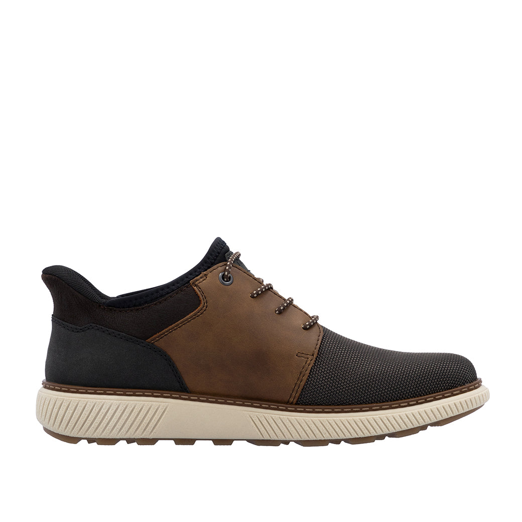 Mens Rieker Stan 57 in Schwarz-Braun/Noce – Lucky Shoes