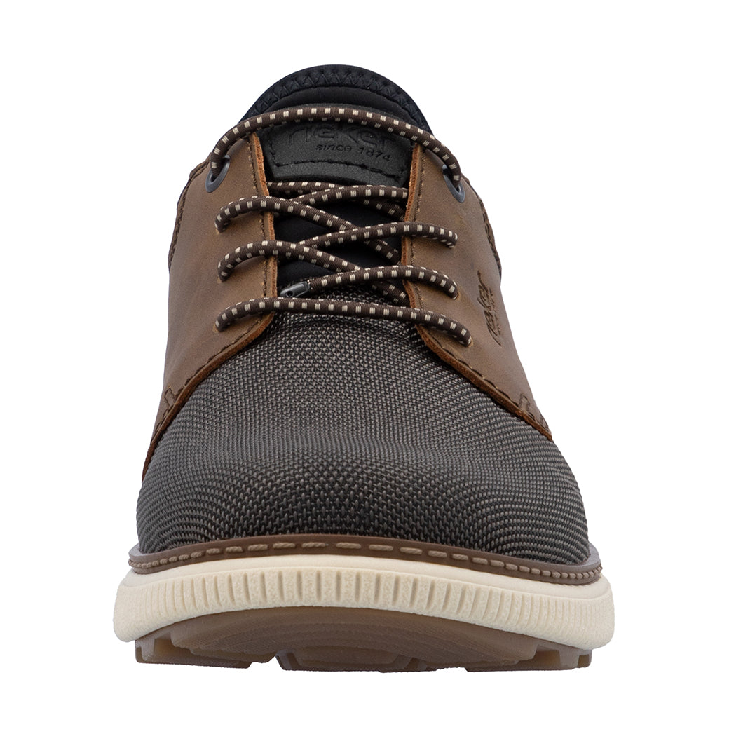 Mens Rieker Stan 57 in Schwarz-Braun/Noce – Lucky Shoes
