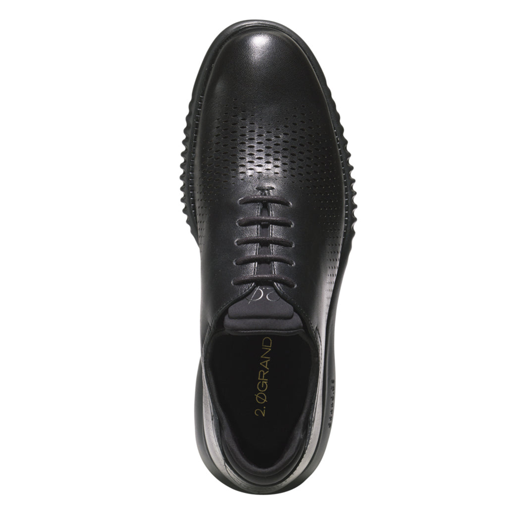 Mens Cole Haan Zerogrand Laser Wingtip Oxford in Black – Lucky Shoes