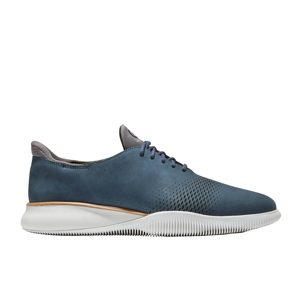 Cole Haan Zerogrand Laser Quick-On Oxfords Navy Blazer/Castlerock/Oyster