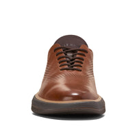 Mens Cole Haan Grand Phaze Laser Quick-On Oxfords in British Tan/Natural/Java