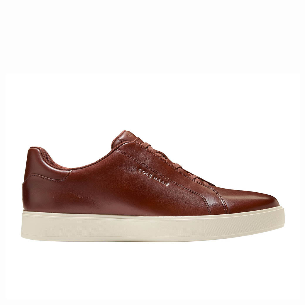 Cole Haan Grandpro Luxe Slip-On Sneaker Dark Cuoio-Ivory