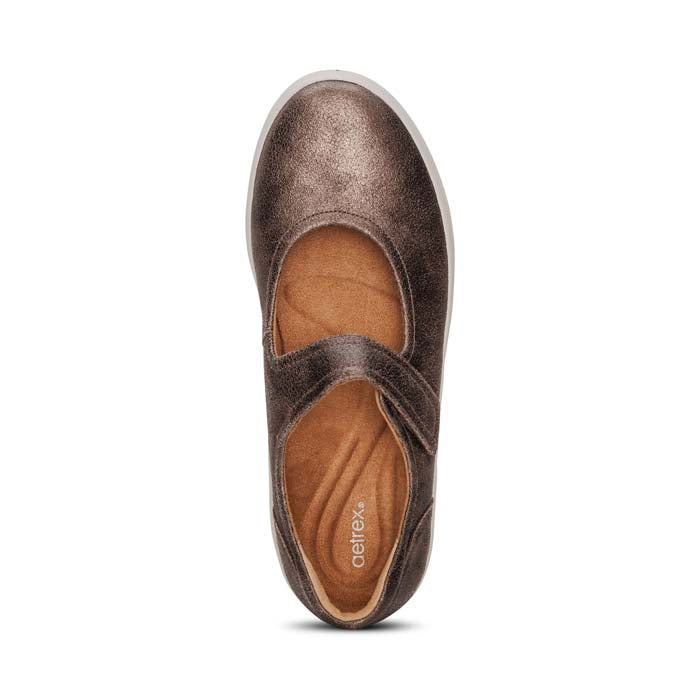 Womens Aetrex Erica in Bronze – Lucky Shoes Womens Aetrex Erica in Bronze – Lucky Shoes