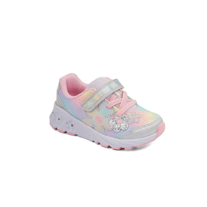 Little Girl Stride Rite SR Lighted Glimmer in Rainbow – Lucky