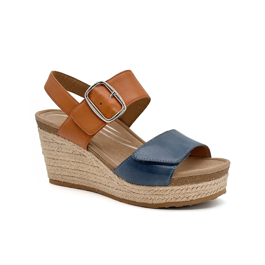 Aetrex Ashley Hazy Blue Multi