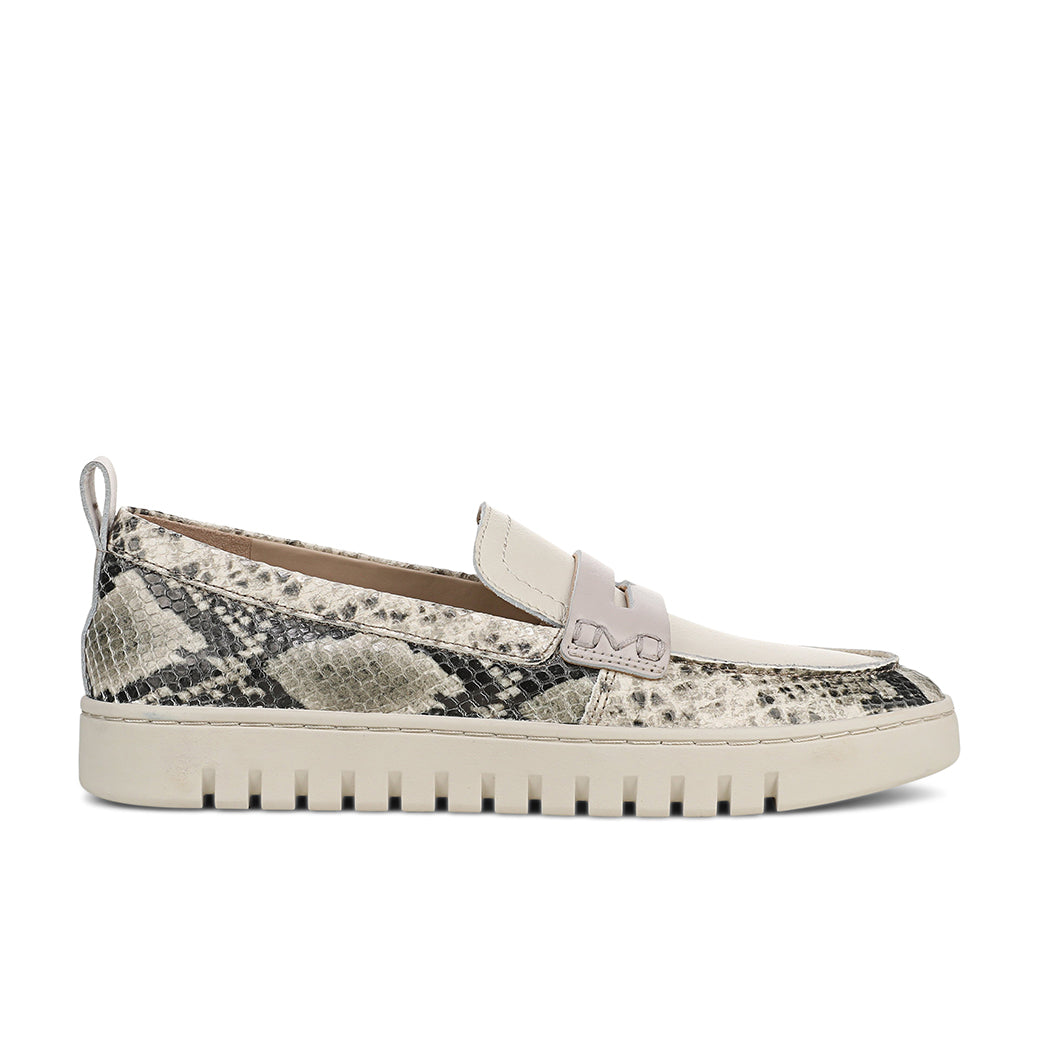 Vionic Uptown Leather Cream Snake