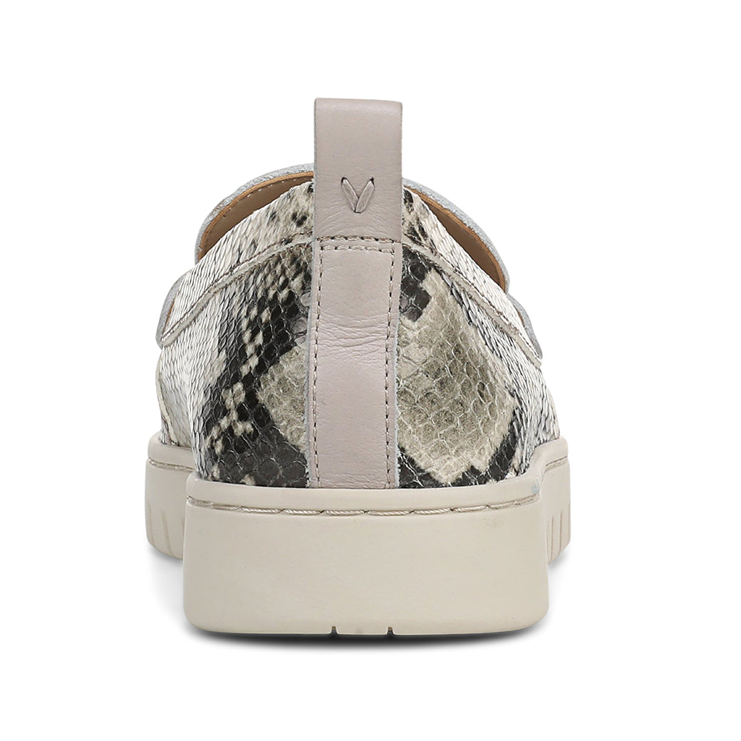 Vionic Uptown Leather Cream Snake