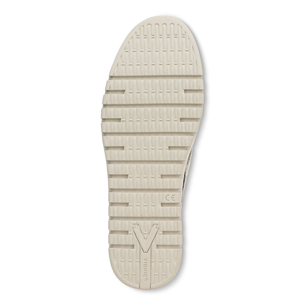 Vionic Uptown Leather Cream Snake