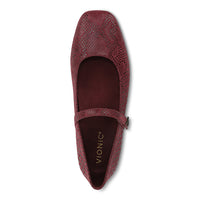 Vionic Alameda Croc Cherry Jubilee