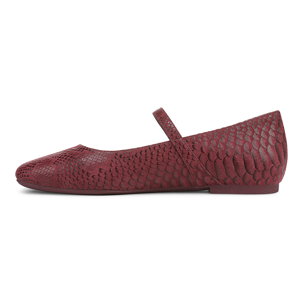 Vionic Alameda Croc Cherry Jubilee