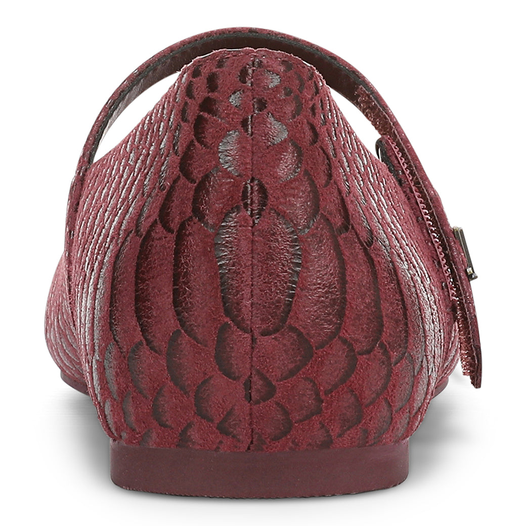 Vionic Alameda Croc Cherry Jubilee