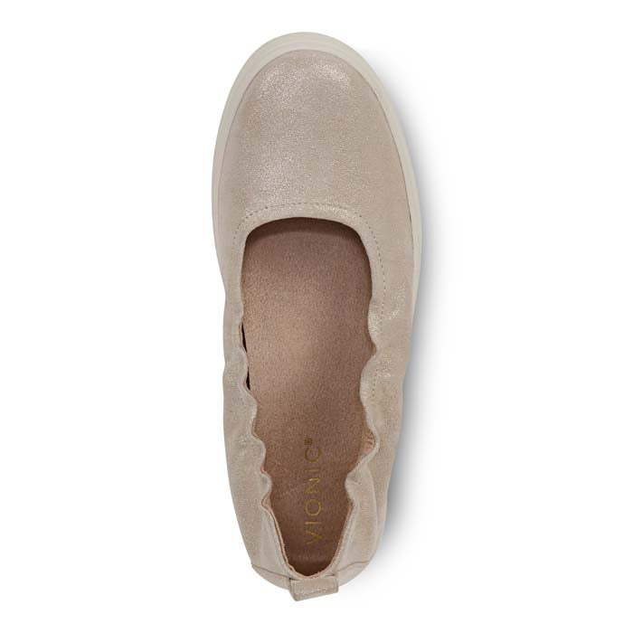 Vionic Uptown Ballet Soft Gold