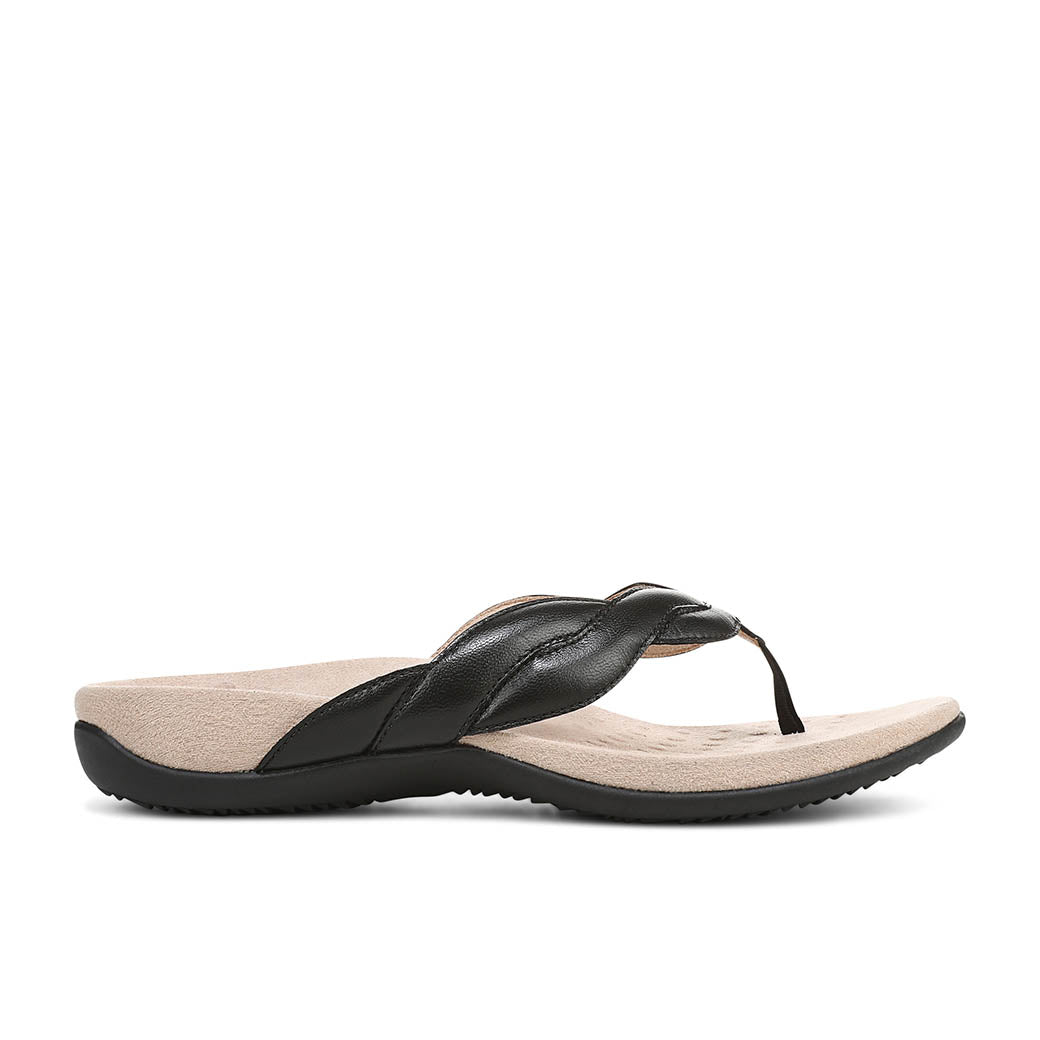 Vionic Bella Braid Black