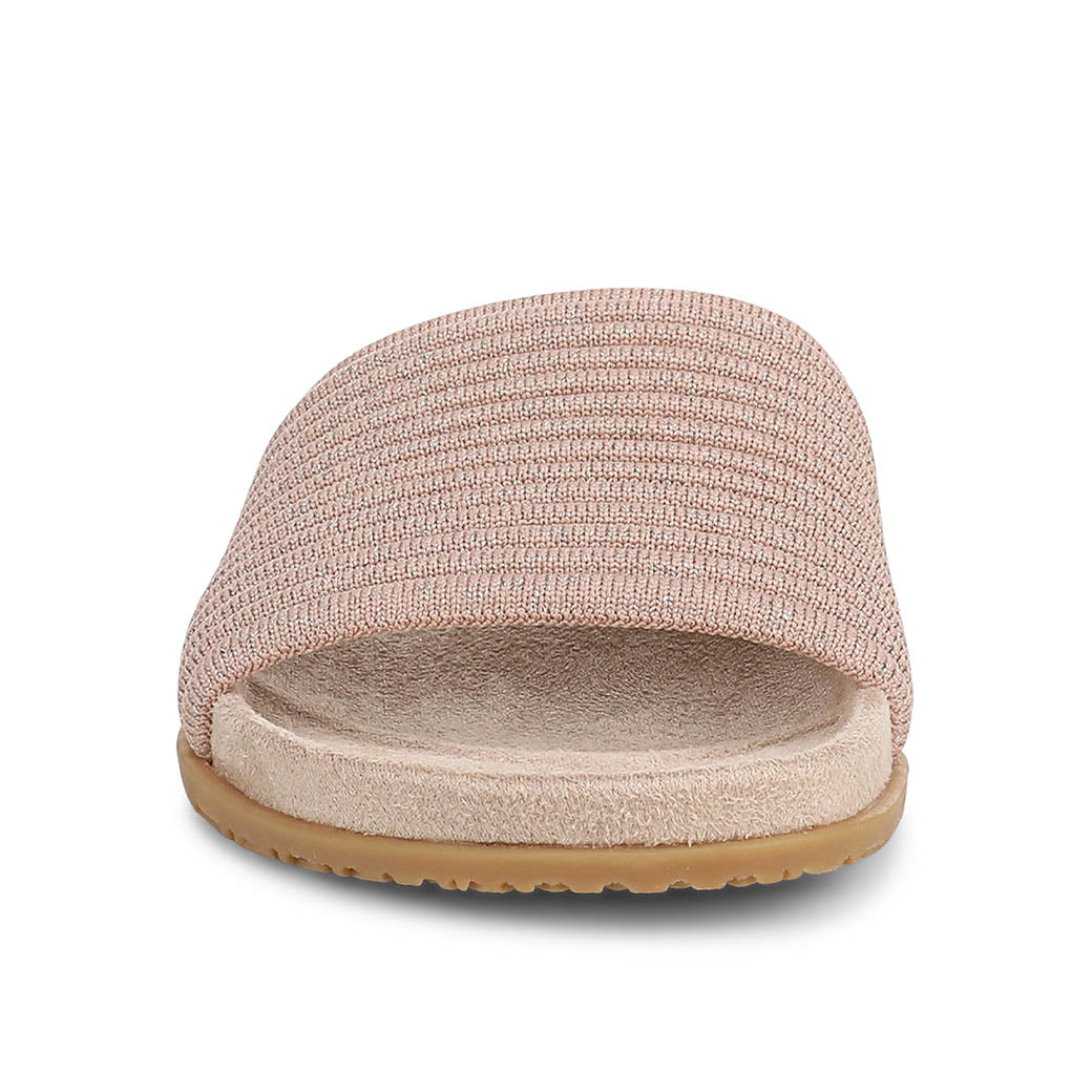 Vionic Evie Compression Knit Rugby Tan/Gold