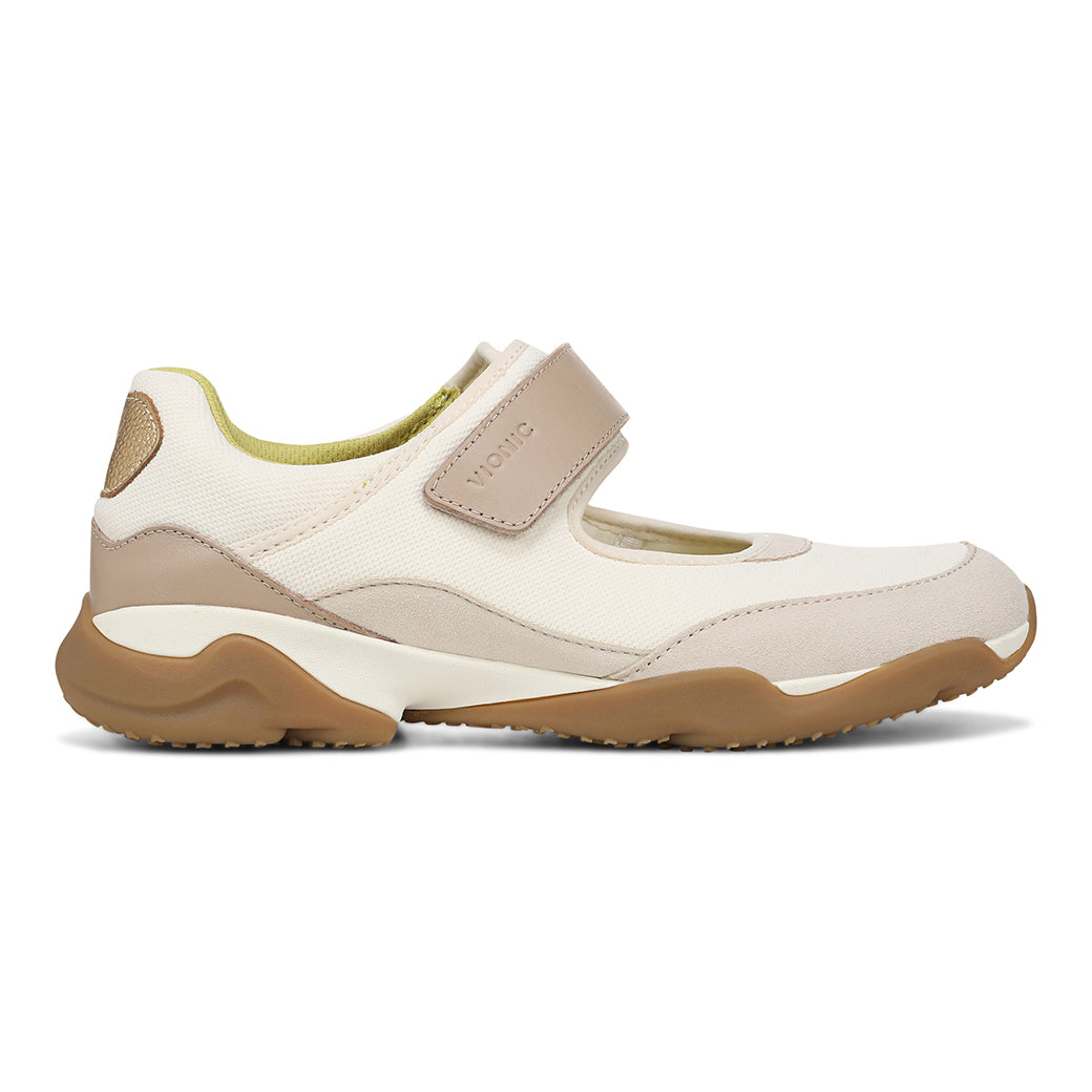 Womens Vionic Walk Slim Giselle in Ivory/Gold – Lucky Shoes