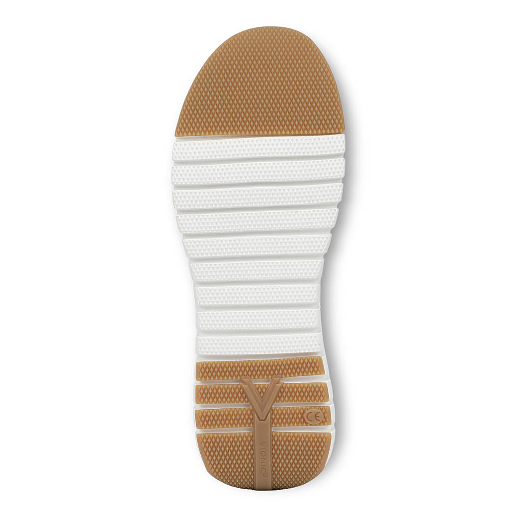 Vionic Uptown Sneaker Ivory/Silver