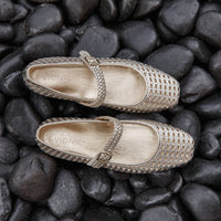 Vionic Alameda Woven Gold