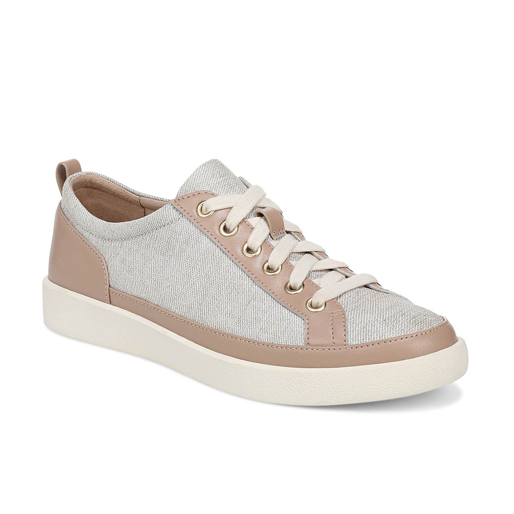 Vionic Winny Lace Up Sneaker Natural/Gold