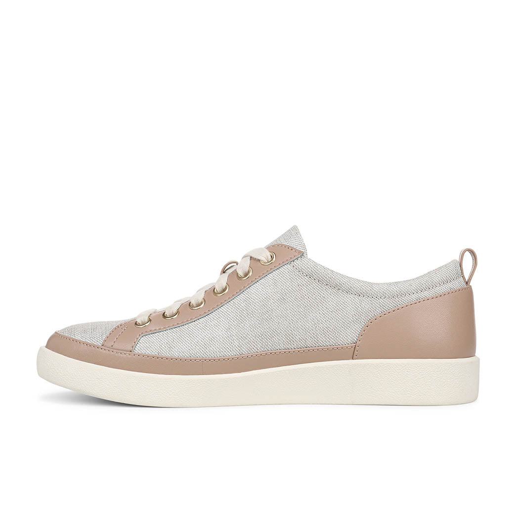 Vionic Winny Lace Up Sneaker Natural/Gold