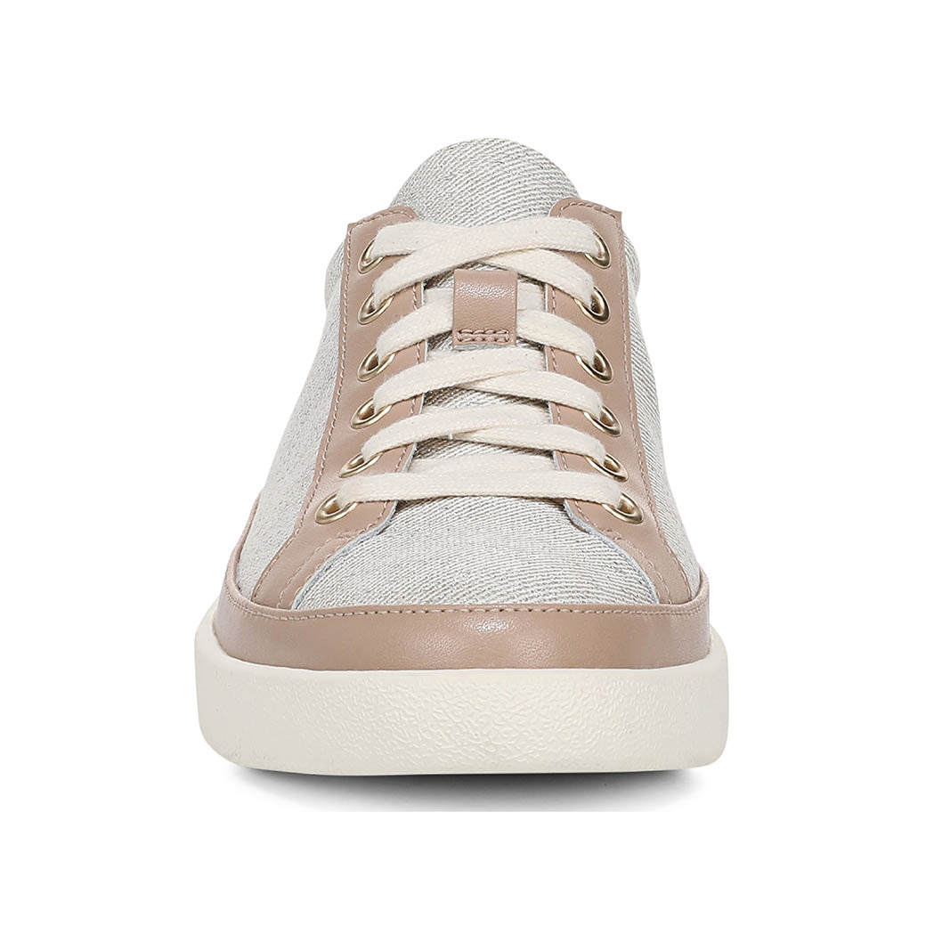 Vionic Winny Lace Up Sneaker Natural/Gold