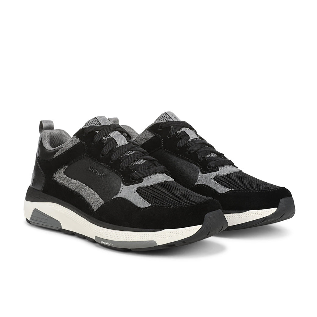 Womens Vionic Walk Strider Weekender in Black/Slate Grey – Lucky Shoes