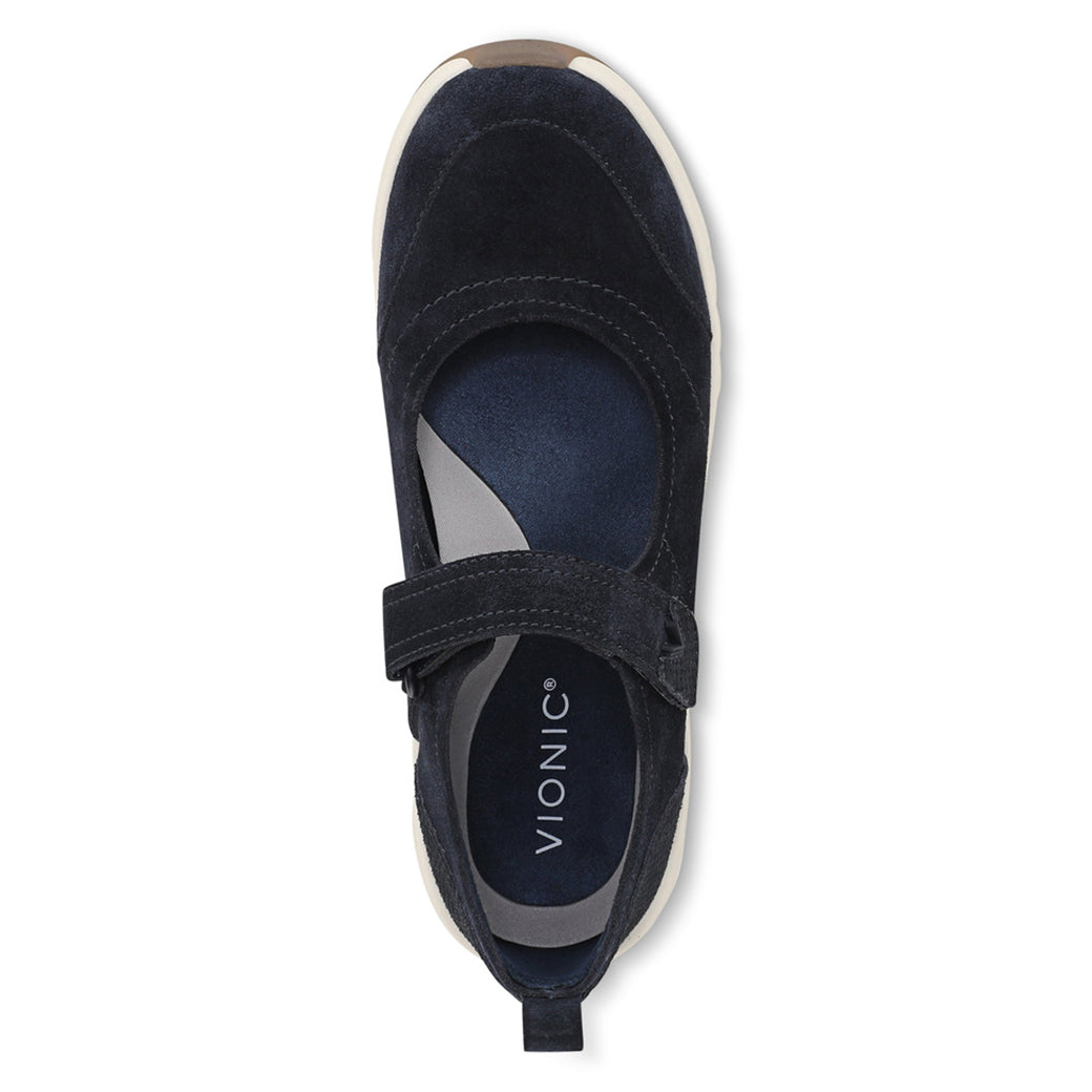 Vionic Uptown Mary Jane Sneaker Navy Blazer