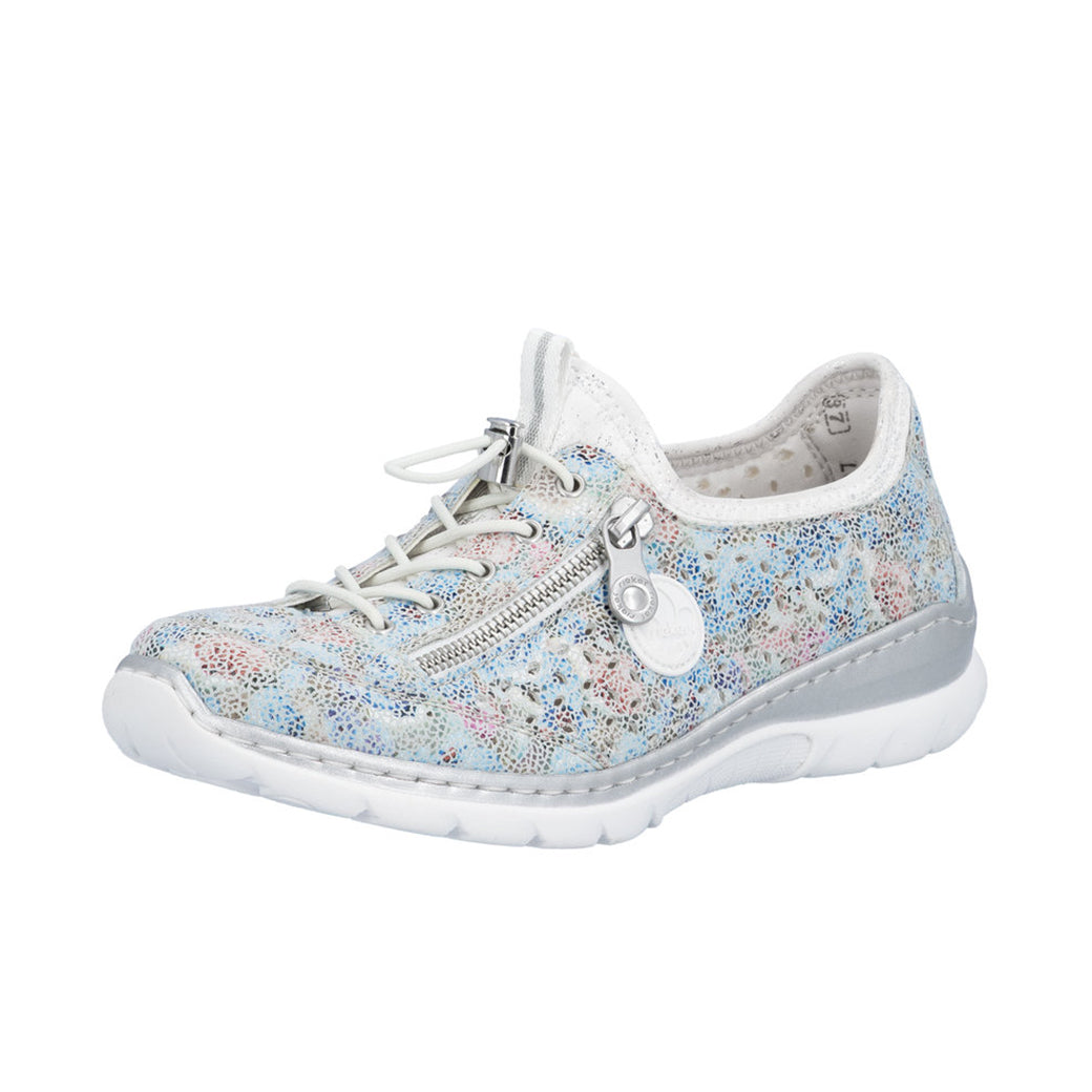 Rieker Nikita 52 Ice-Multi/White-Silver