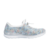 Womens Rieker Nikita 52 in Ice-Multi/White-Silver