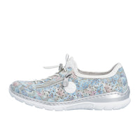 Womens Rieker Nikita 52 in Ice-Multi/White-Silver