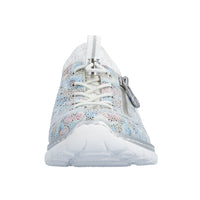Womens Rieker Nikita 52 in Ice-Multi/White-Silver