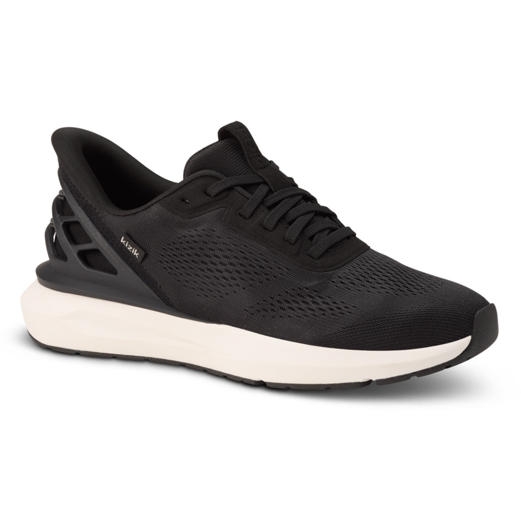 Mens Kizik Athens 2 in Black/White – Lucky Shoes