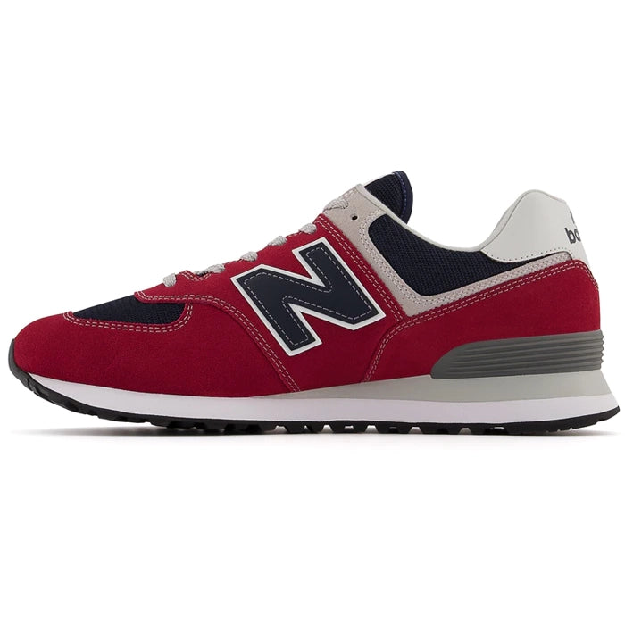 Mens New Balance 574 Athletic Shoe - Red / Navy