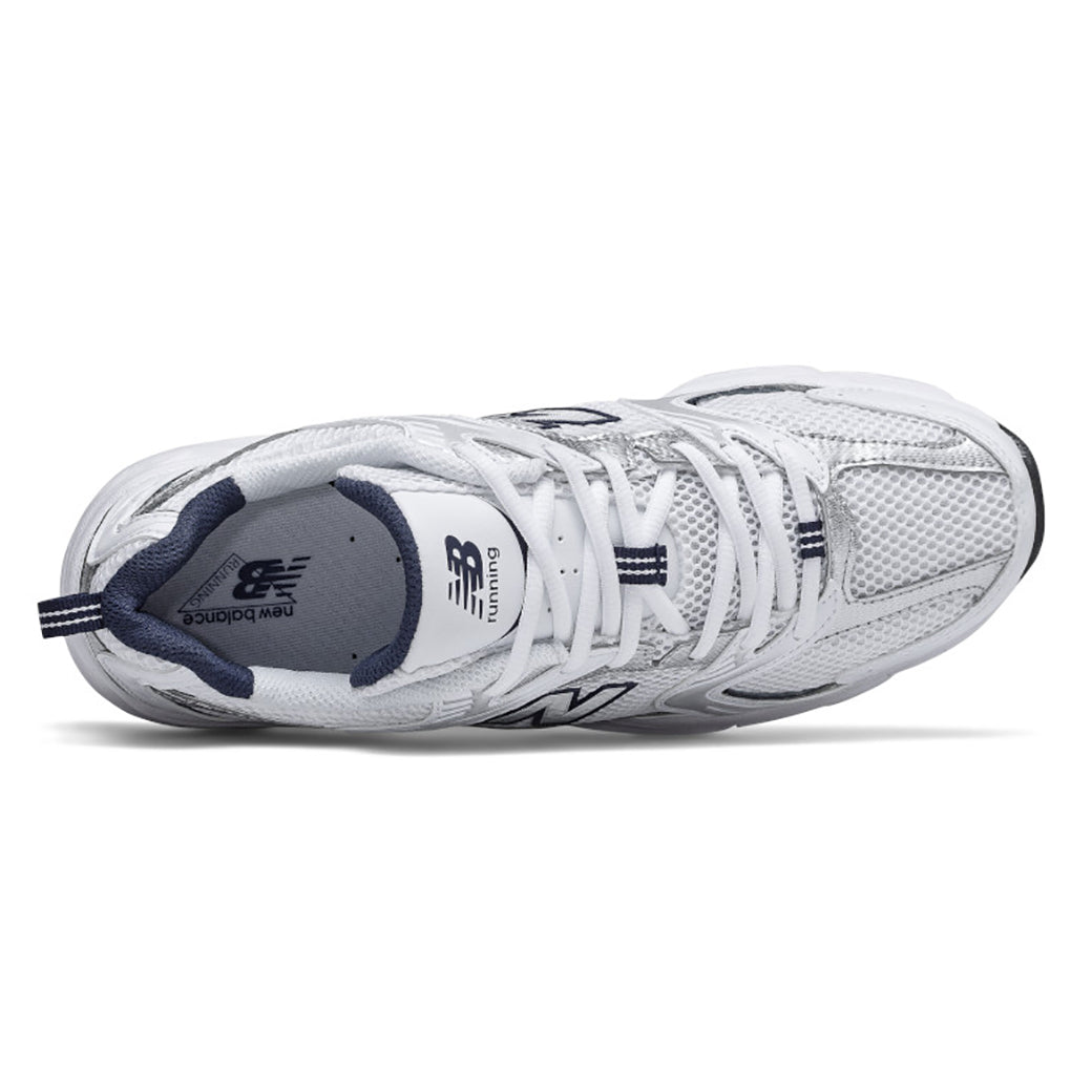 Womens New Balance 530 in White/Natural Indigo – Lucky Shoes
