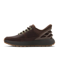 Mens Kizik Wasatch Leather Low in Soft Silt/Demitasse