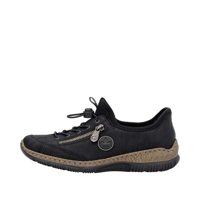 Womens Rieker Nikita 67 in Black/Black/Black – Lucky Shoes