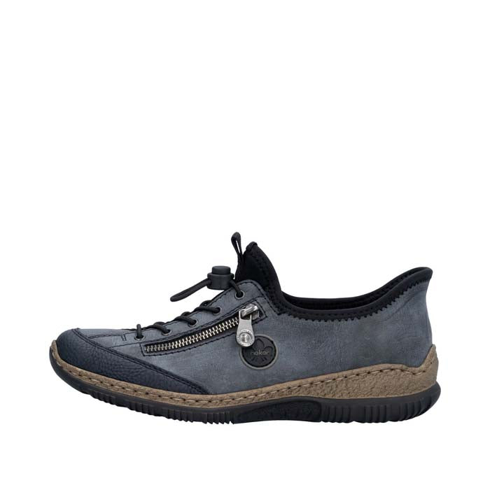 Womens Rieker Nikita 67 in Pazifik/Antlantic/Schwarz – Lucky Shoes